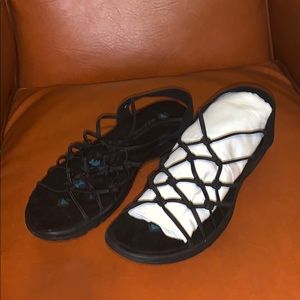 NWOT Skechers Black Sandal 9M